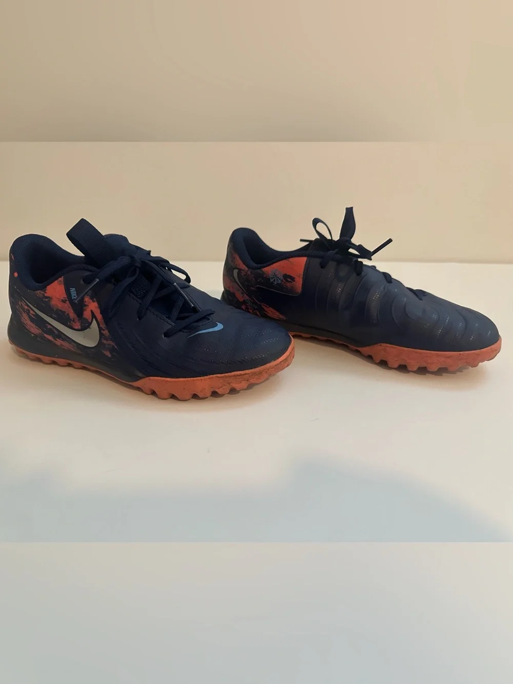 Nike Kid’s Soccer Cleats Navy and Orange